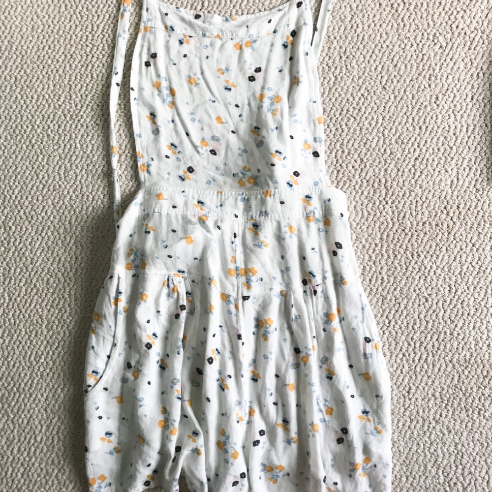 NEVER WORN Free People printed romper